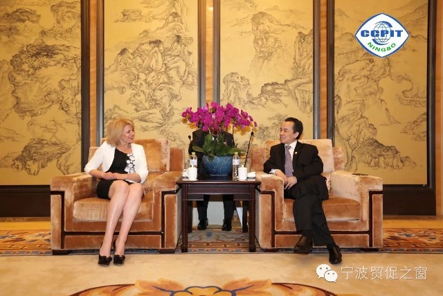 Среща с г-н Чай Ли Да - председател на  Китайския съвет за насърчаване на международната търговия (CCPIT) и Областния комитет Нинбо 
