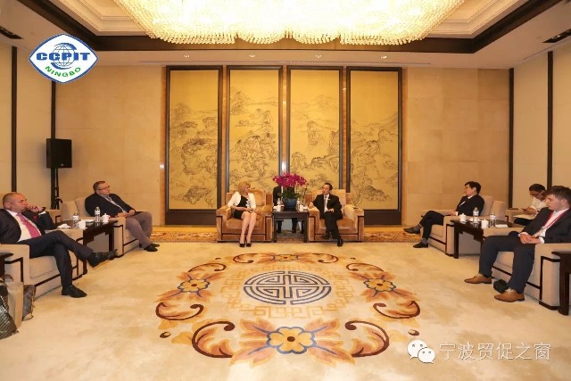 Среща с г-н Чай Ли Да - председател на  Китайския съвет за насърчаване на международната търговия (CCPIT) и Областния комитет Нинбо 