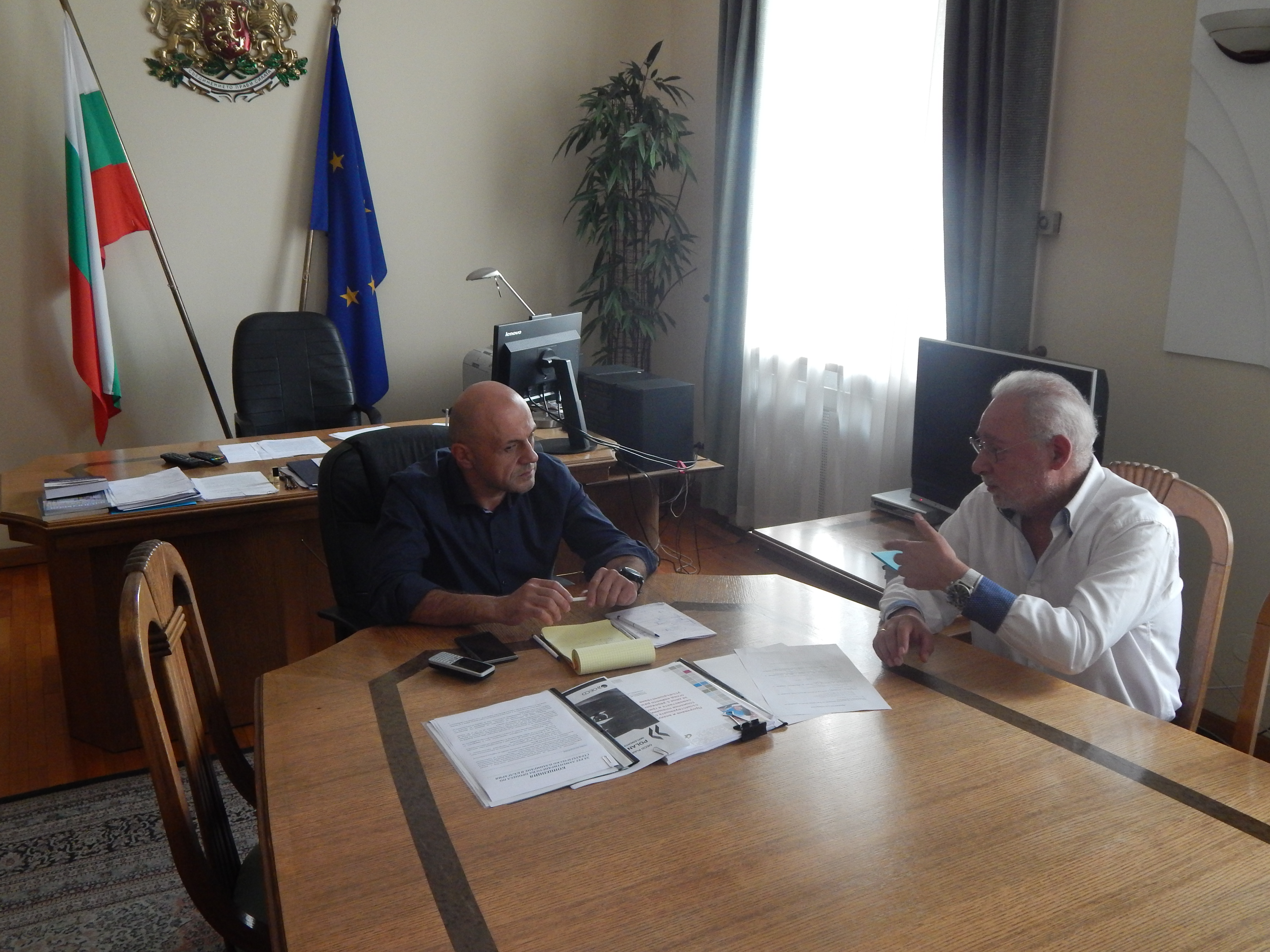 Изпълнителният председател на БСК Радосвет Радев се срещна с вицепремиера Томислав Дончев