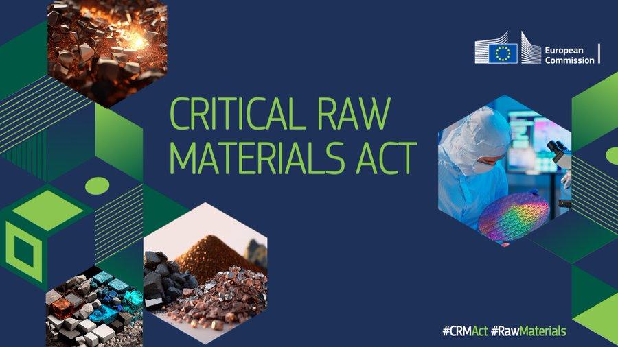 Публикуван е Законодателният акт за суровините от критично значение (CRMA - Critical Raw Materials Act).