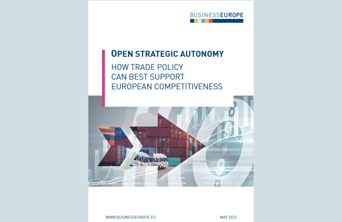BusinessEurope публикува „Отворена стратегическа автономия