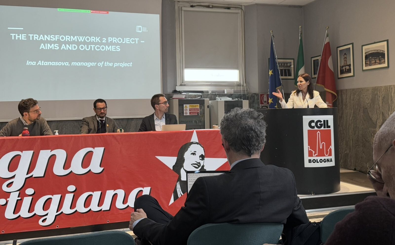 Европейска кръгла маса по проекта на КНСБ TransFormWork 2 се проведе в Италия