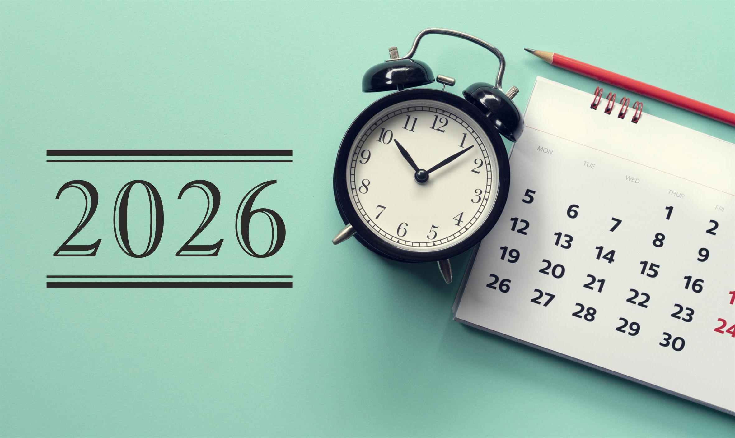 ПОЧИВНИТЕ ДНИ ПРЕЗ 2026 Г.