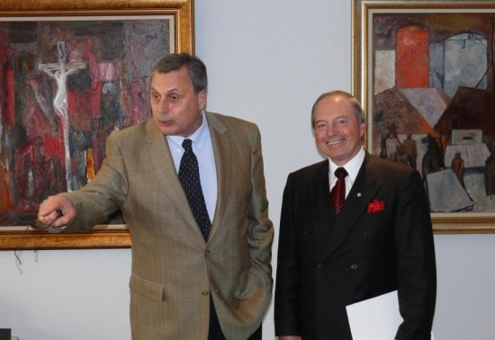 Посещение на президента на Конфедерацията на работодателите на Латвия - Виталий Гаврилов