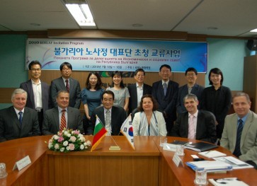 Развитието на социалния диалог бе водеща тема при посещението на българска делегация в Южна Корея